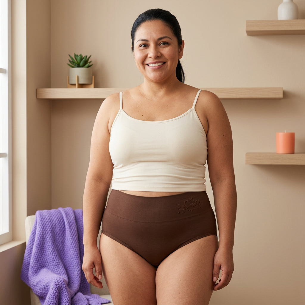 Bombachas de Mujer Tiro Alto, Transpirable, Moldeadoras Reductoras Tipo Faja, Talles Grandes